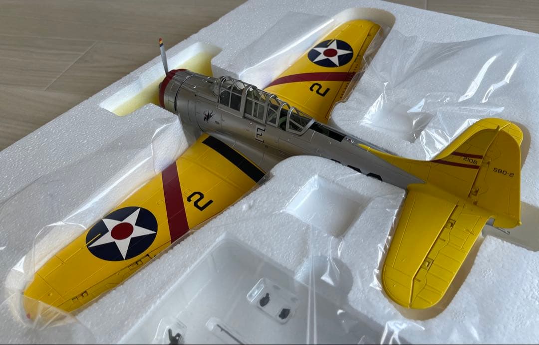 絶版新品希少　ホビーマスター 1/32 米海軍 SBD-2 空母レキシントン