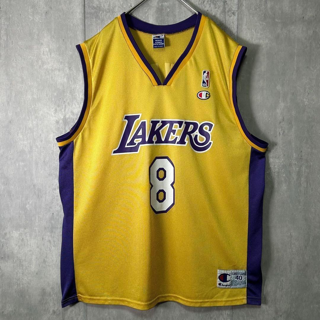 NBA コービーブライアント レイカーズ ユニフォーム #8 Champion