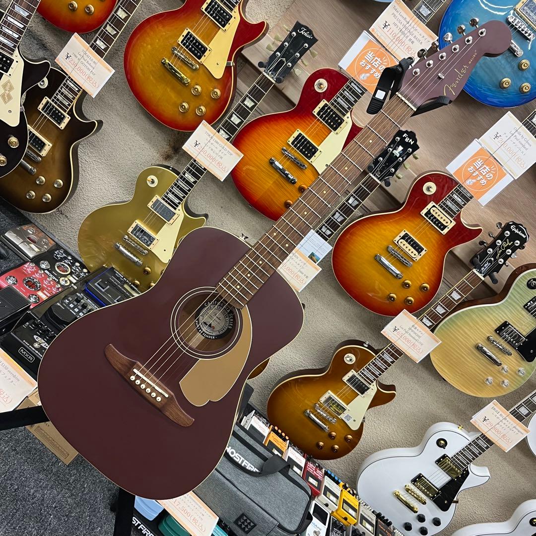【11830】Fender Malibu Player BGD WN エレアコ