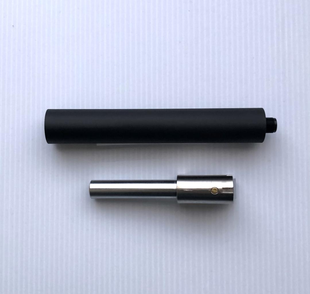 マルゼン　ワルサーPPK/sGBB用ロングサイレンサー＆可変ホップアップバレル