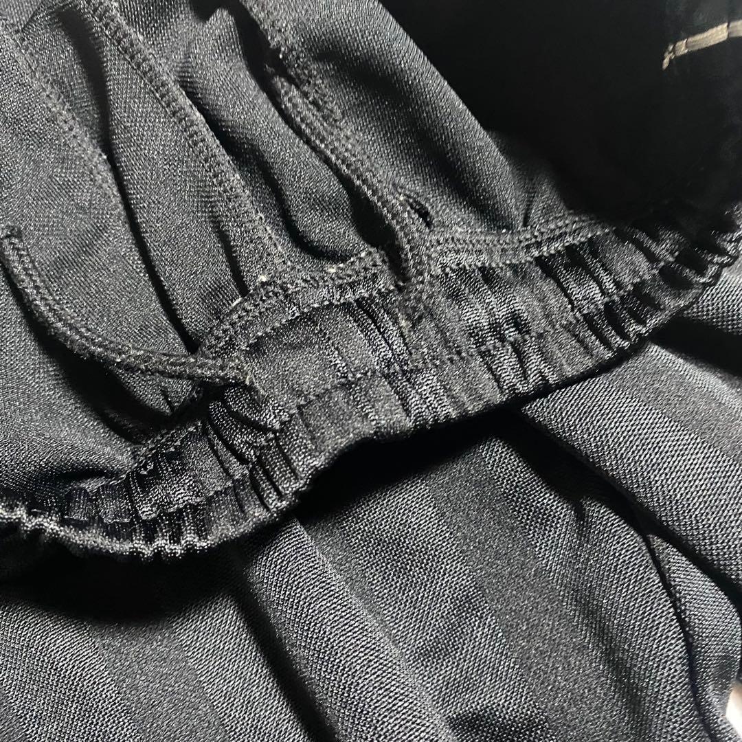 【美品】NIKE ナイキ トラックパンツ ジャージ 黒 刺繍ロゴ Sサイズ