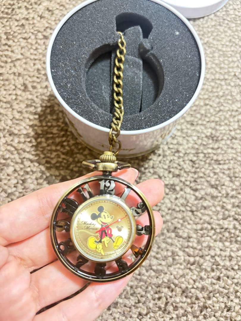 ディズニー ミッキーマウス ポケットウォッチ