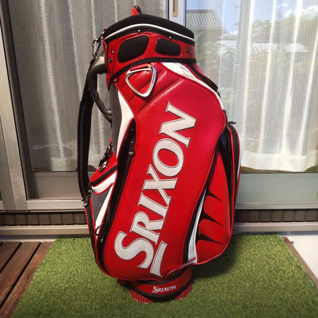 Srixon 赤 キャディバッグ フード付き