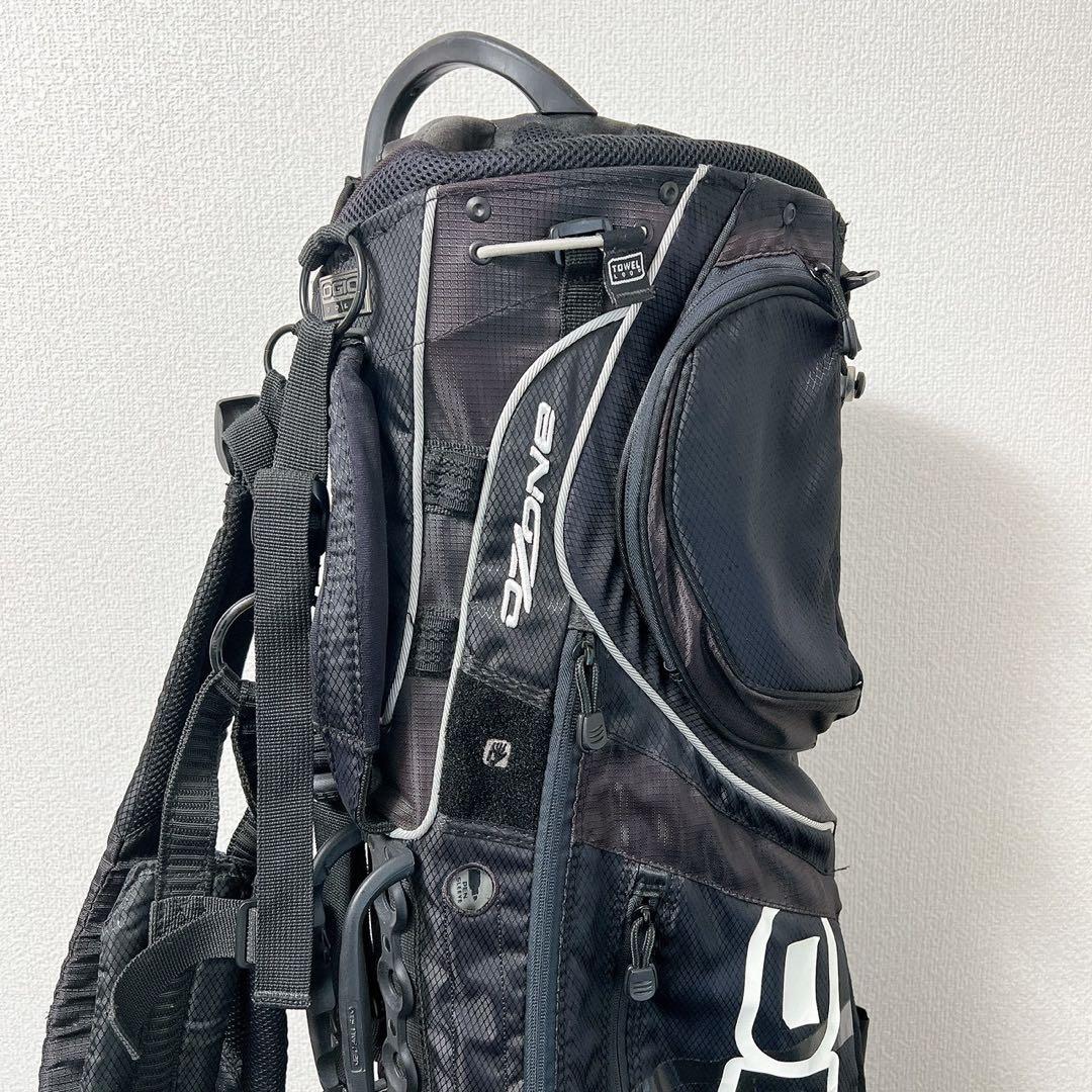 OGIO OZONE スタンドキャディバッグ 8分割 9型 フード付き オジオ