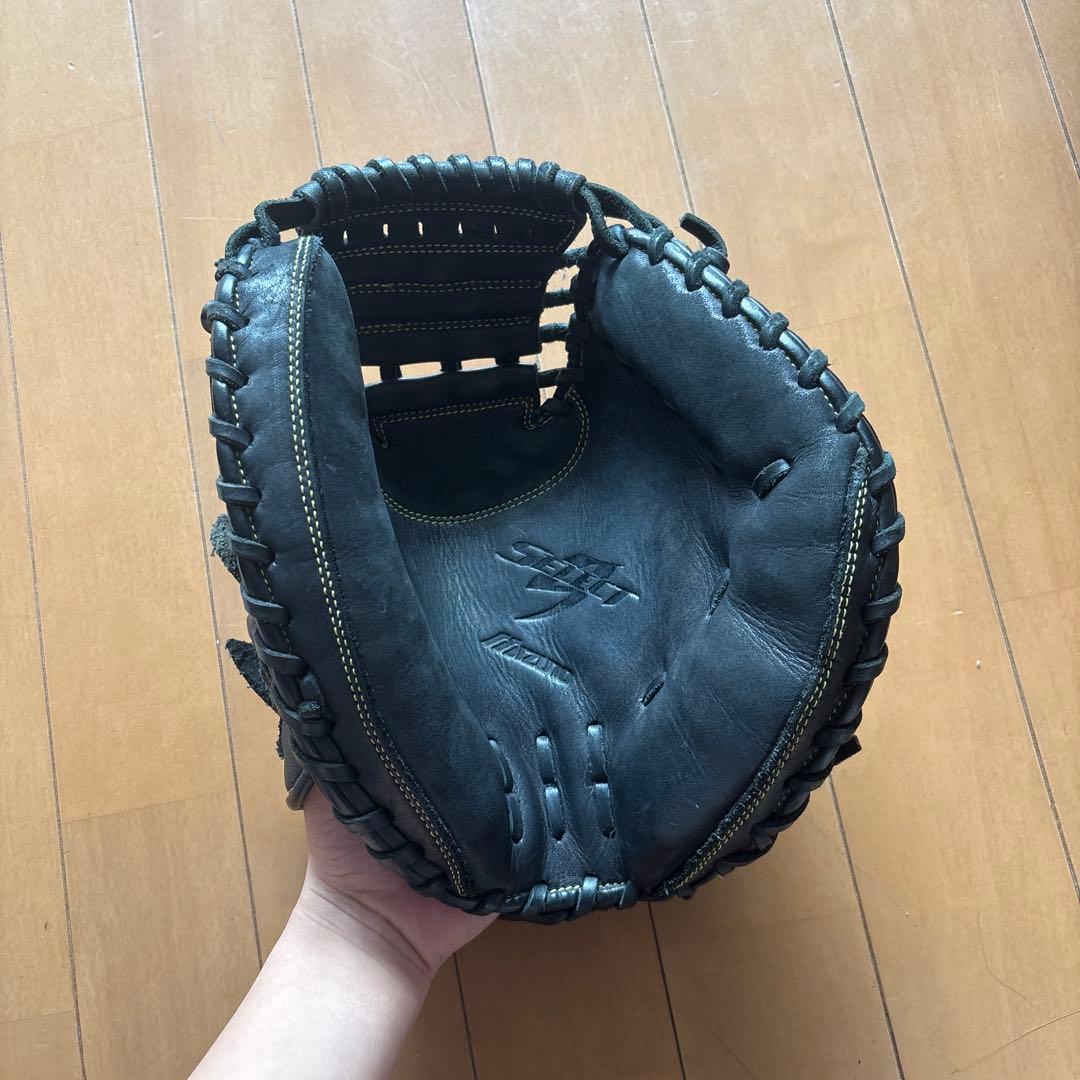Mizuno 軟式キャッチャーミット黒