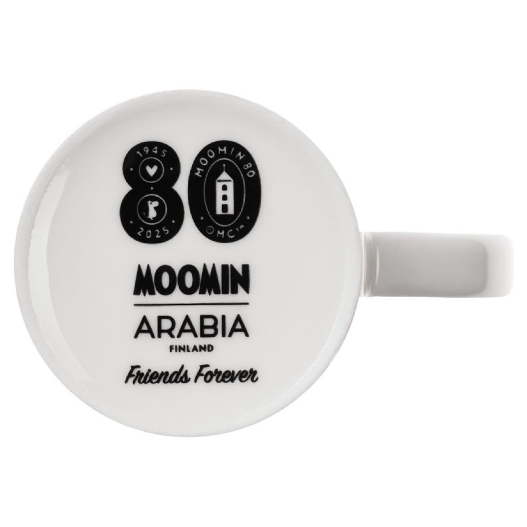 新品アラビアARABIAムーミン80周年ボウル マグカップ フレンズフォーエバー