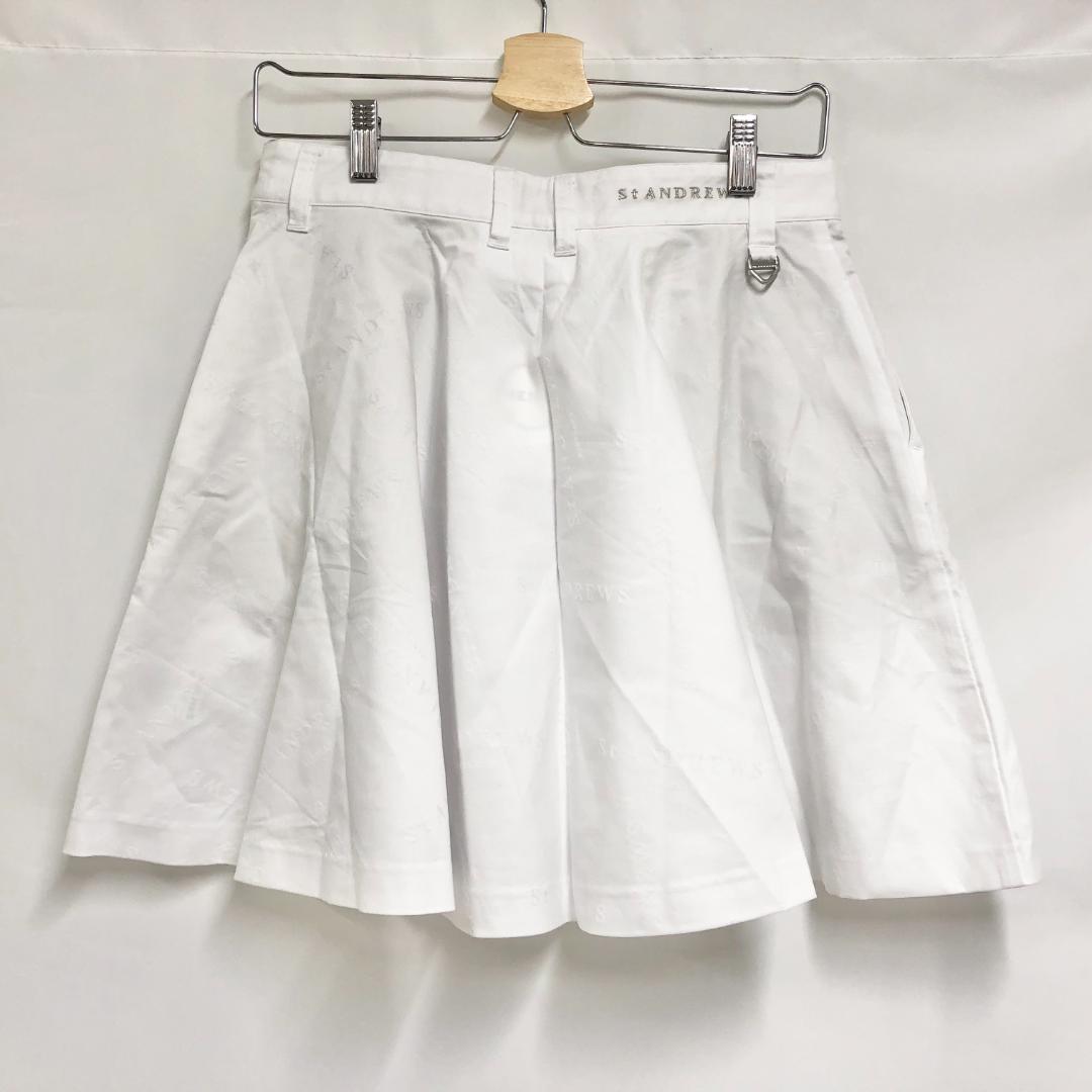 ○★新品未使用　St ANDREWS　クロッシングロゴ ジャガードスカート　L