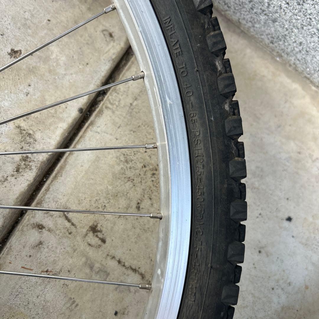 ちゃお@ MTB SHIMANO 26インチホイール タイヤ　前後