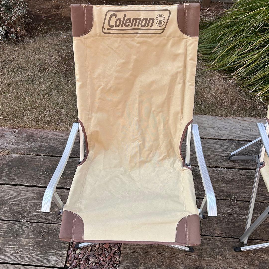 Coleman イージーリラックスチェア ベージュ　2脚セット