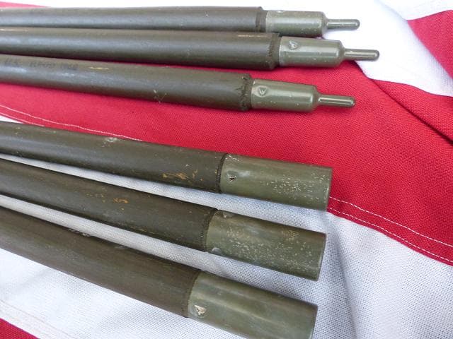 1968” 米軍実物 ナム戦 デッド!　テントポール　6本セット 軍幕 316
