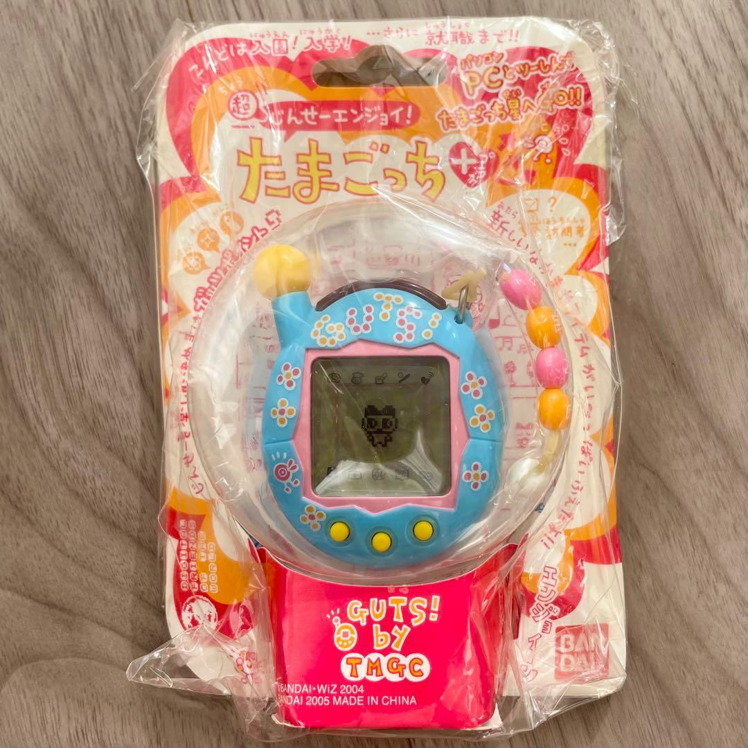 【未開封品】超じんせーエンジョイ！たまごっちプラス ガッツぶるー　水色2004