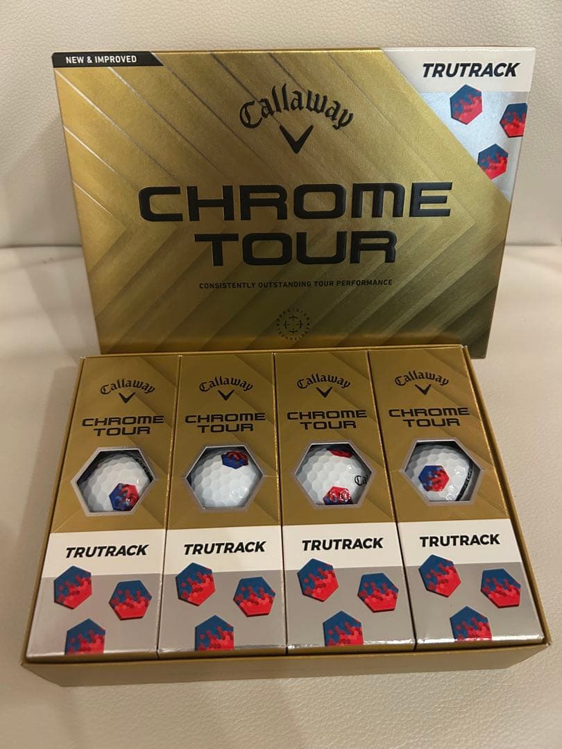 キャロウェイ(Callaway) ゴルフボール CHROME TOUR 2箱