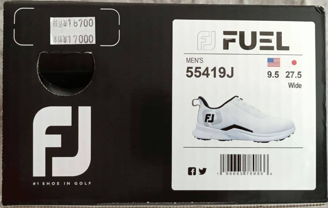 ヤーマン❤FootJoy ゴルフシューズ ホワイト 27.5cm