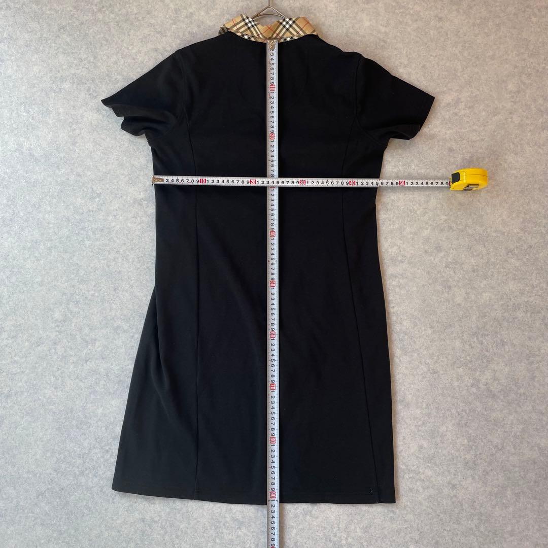 BURBERRY GOLF ワンピース 半袖 ノバチェック ポロシャツワンピ L