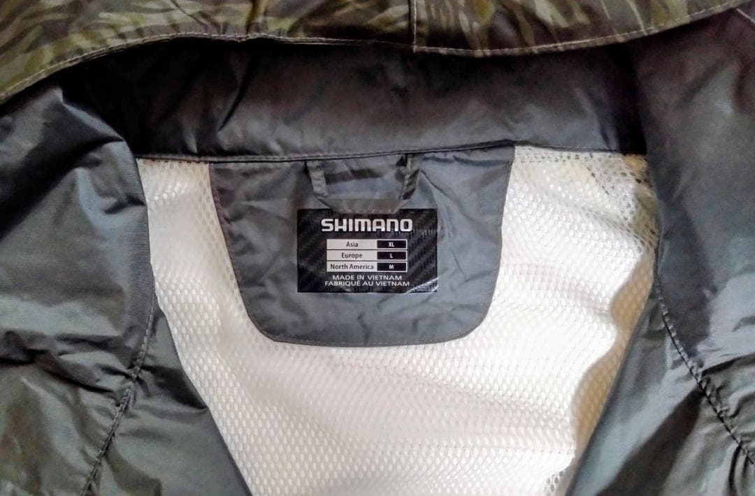 シマノ DSベーシックスーツ RA-027Q カーキグラスカモ XL
