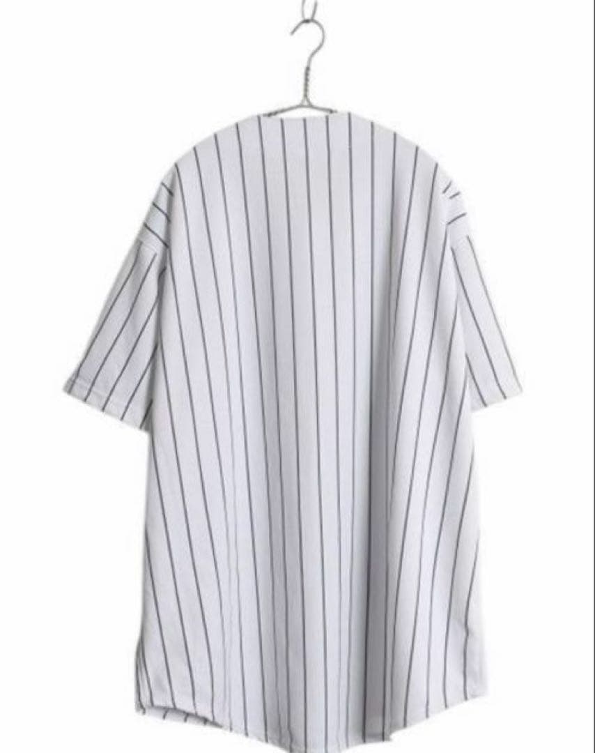 00sヤンキース ベースボール シャツ オールド MLB オフィシャル ラッセル