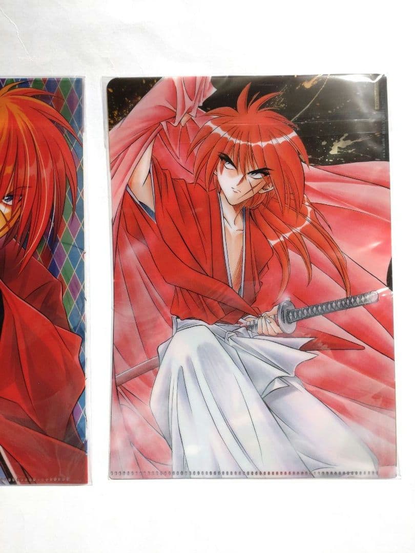 るろうに剣心 SQジャンプ 付録 クリアファイル■平成 1996年当時物カード