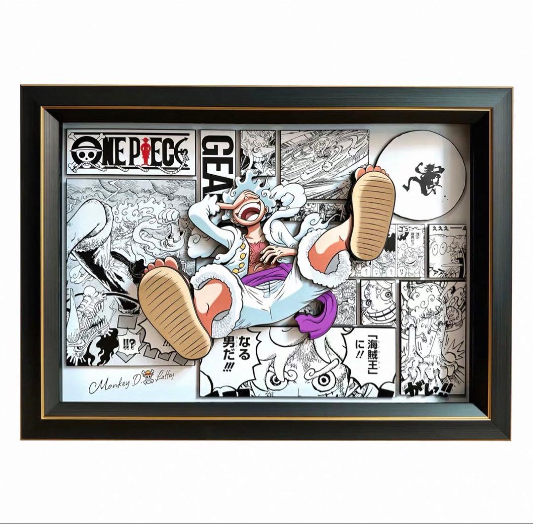 (日本語版)ONE PIECE ギア5 ニカ ルフィ 3Dアート