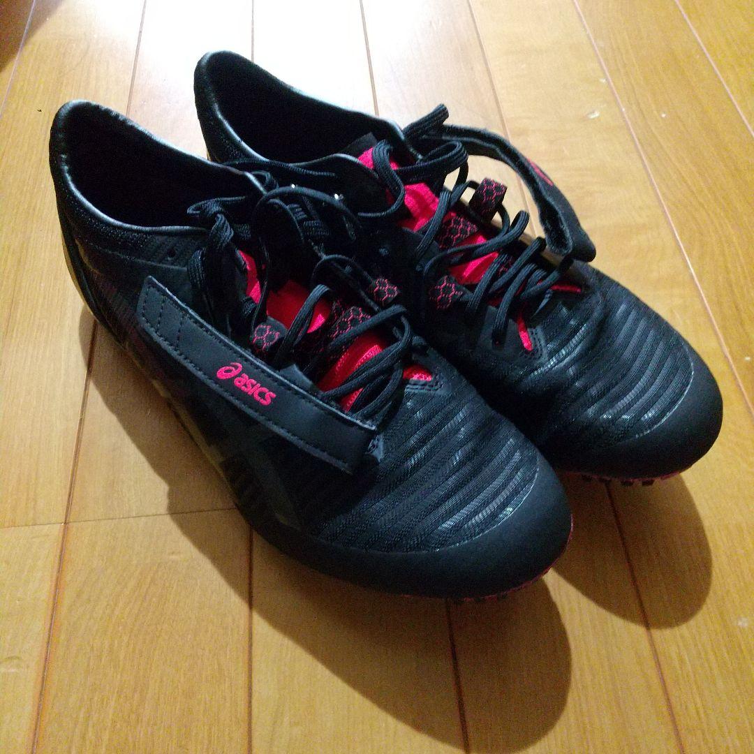 asics スパイクシューズ 27cm 黒/赤　SP BLADE