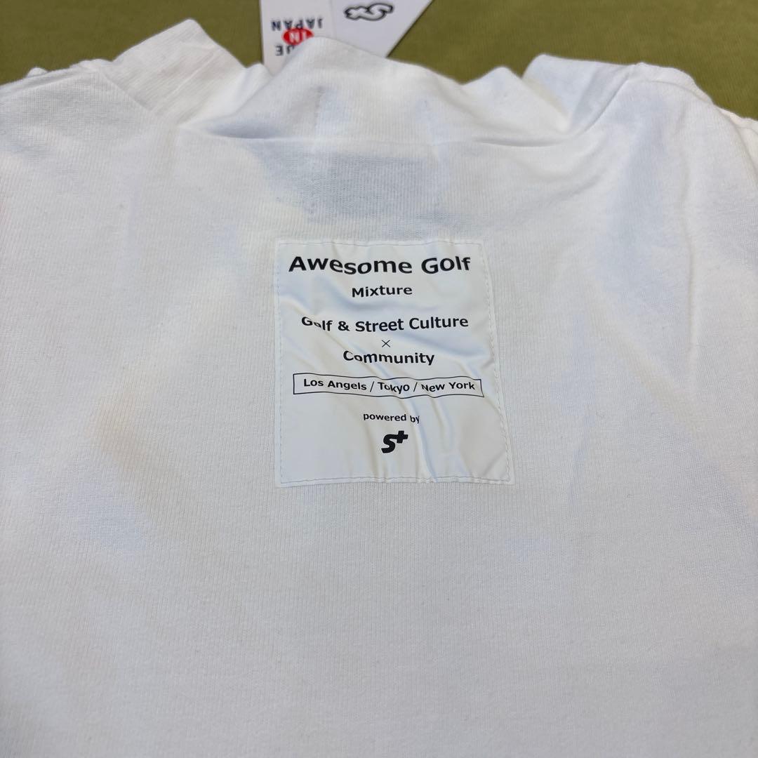 Awesome Golf S+ ゴルフTシャツ ホワイト