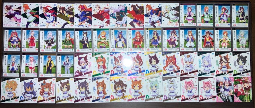 ウマ娘 プリティーダービー クリアカードコレクションガム 全54種 コンプリート