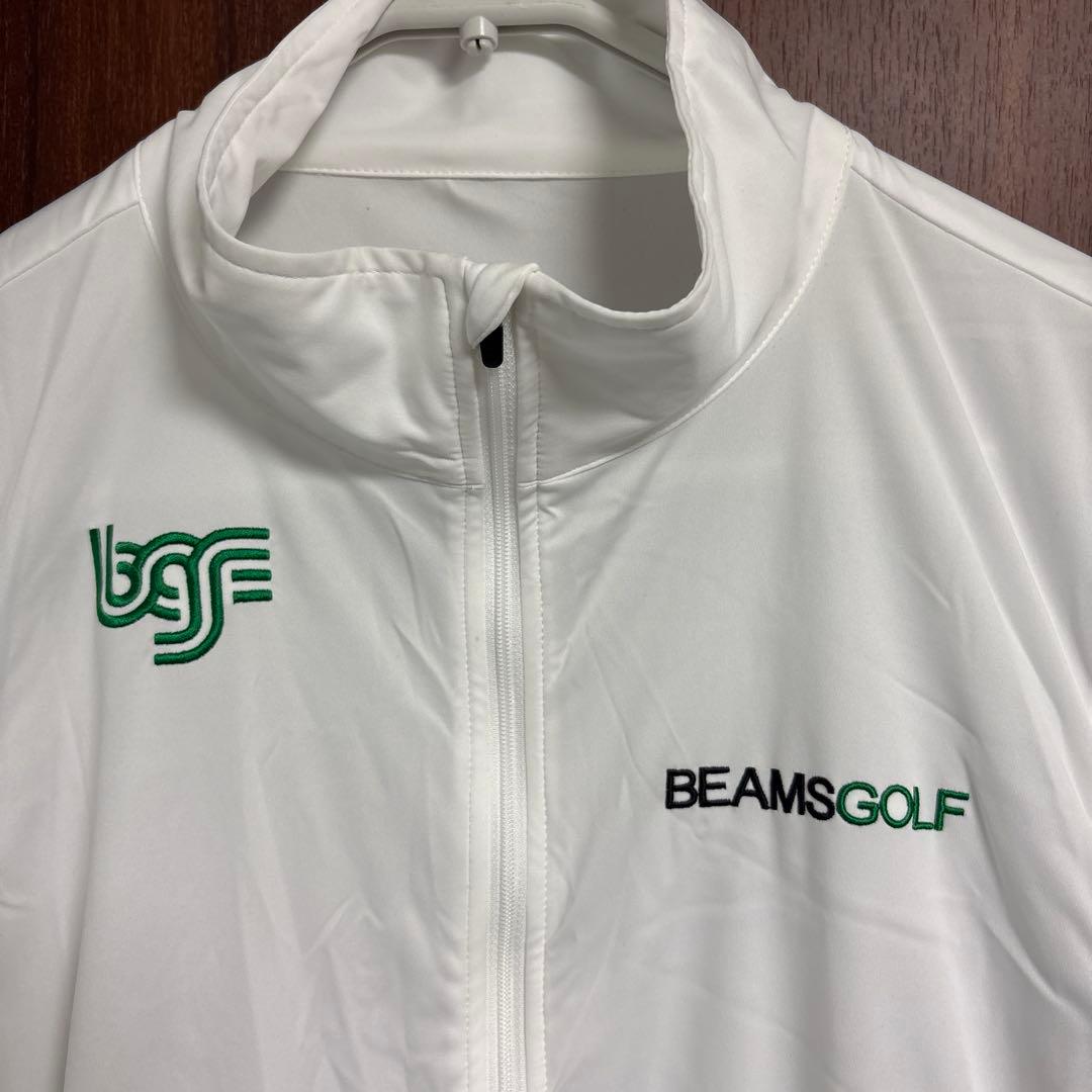 BEAMS GOLF エアシャット 2WAYブルゾン 白