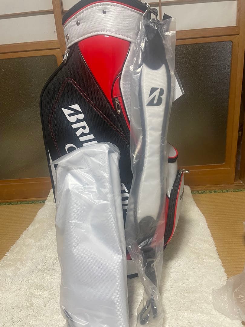 BRIDGESTONE GOLF キャディバッグ 赤黒白corocoro