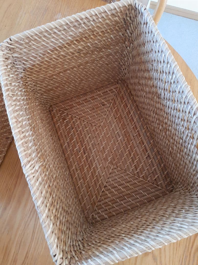 【無印良品】MUJI ラタンバスケットセット特大