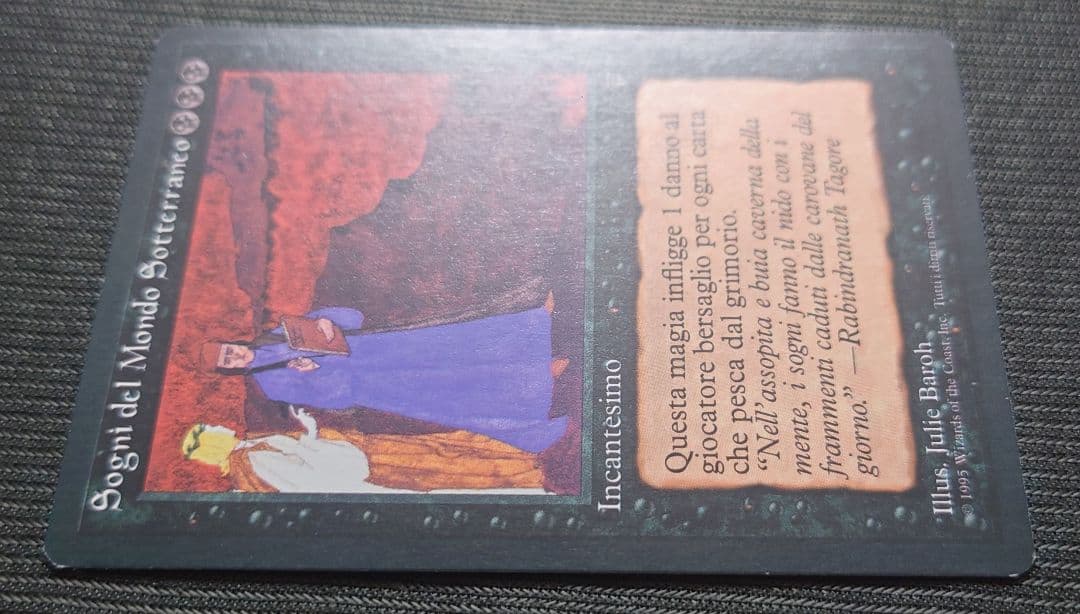 mtg 稀少 旧枠初版 地獄界の夢 イタリア語版 leg edh