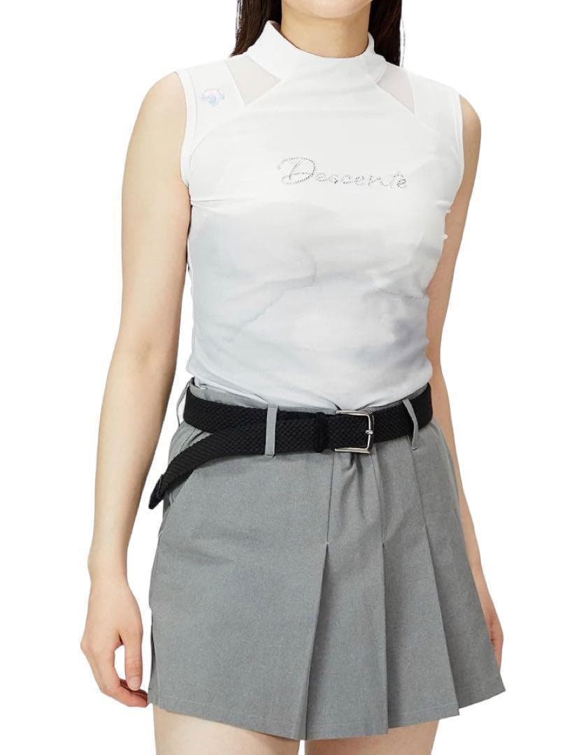 【105】DESCENTE ノースリー シャツ DGWTJA02 グレー M