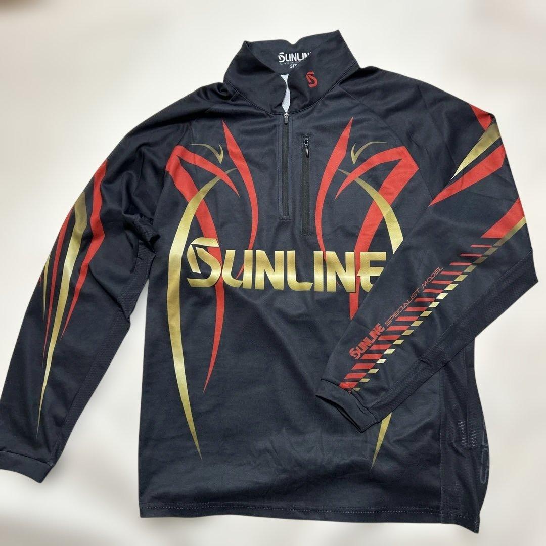 SUNLINE ハーフジップ長袖Tシャツ LL 新品