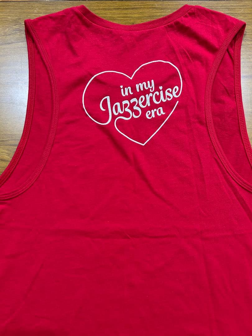 Jazzercise タンクトップ 赤