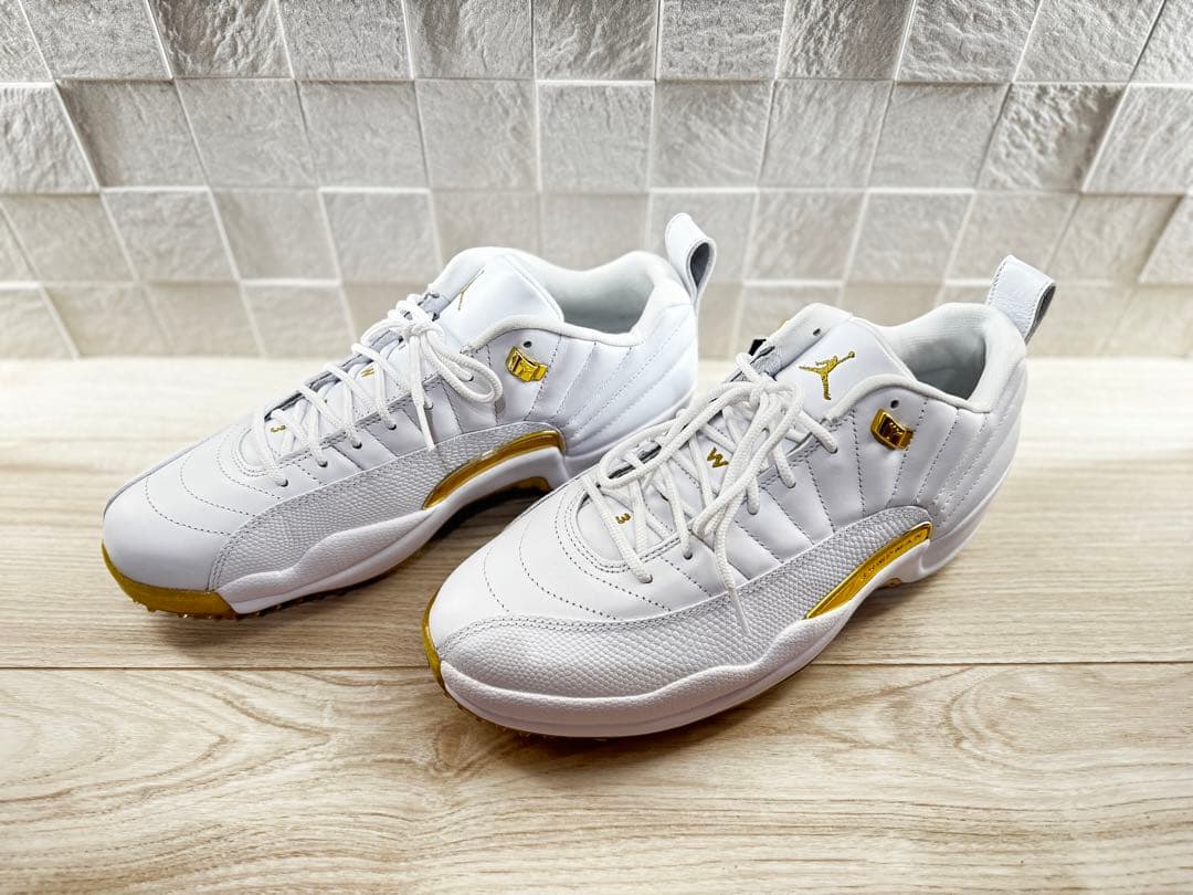 シューズ(男性用) Nike Air Jordan12Low Golf llic Gold