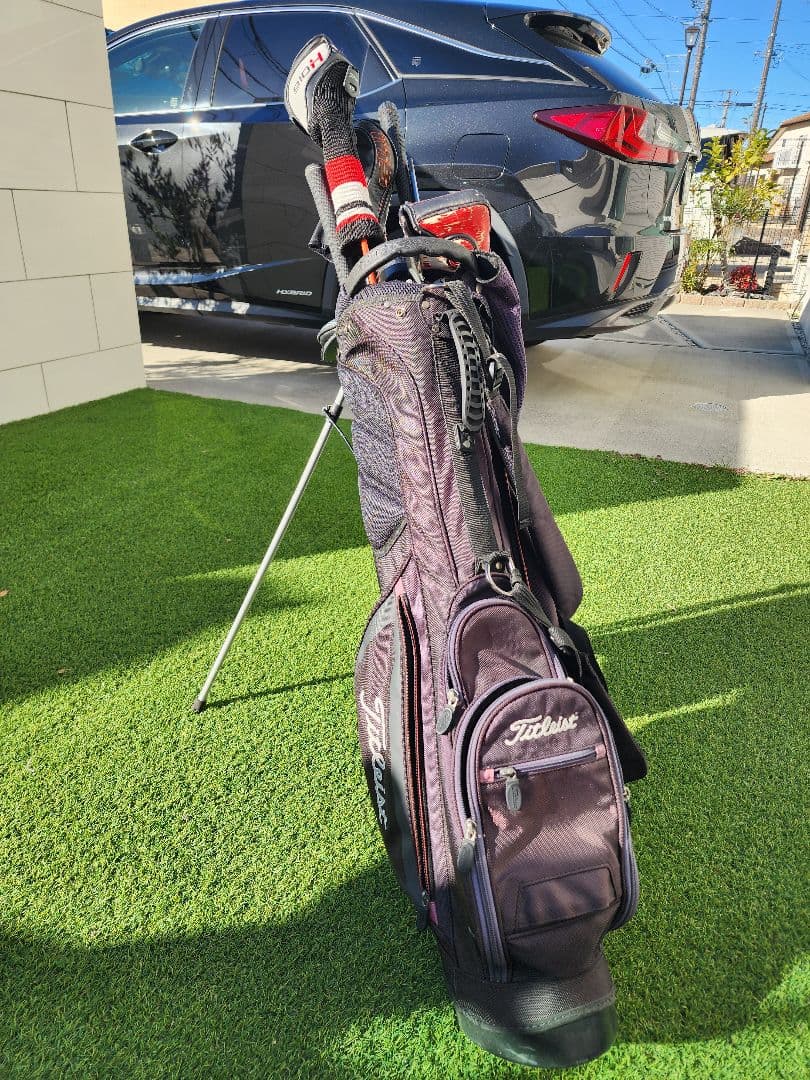 Titleistキャディバッグ 4分割 セルフスタンドキャリー