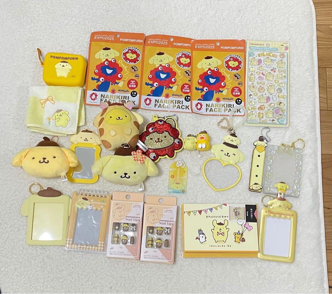 ポムポムプリンキャラクターグッズ セット