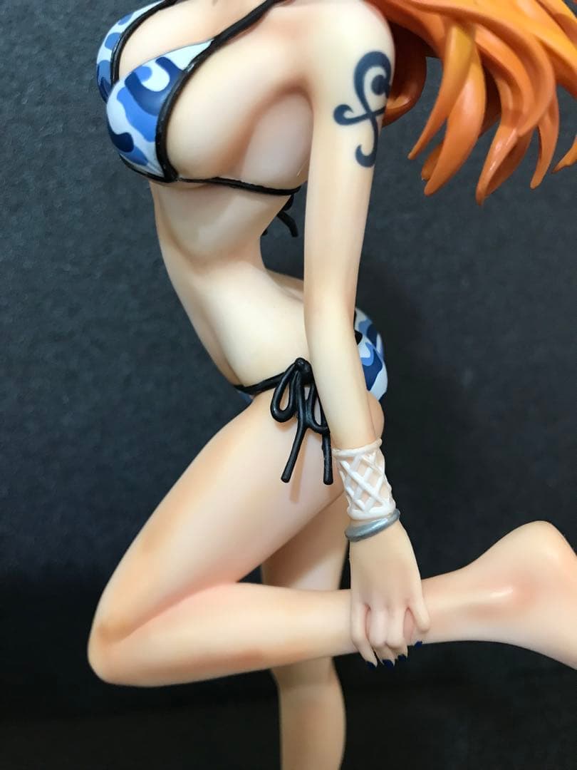 ワンピース ナミ フィギュア　リペイント　 オークション