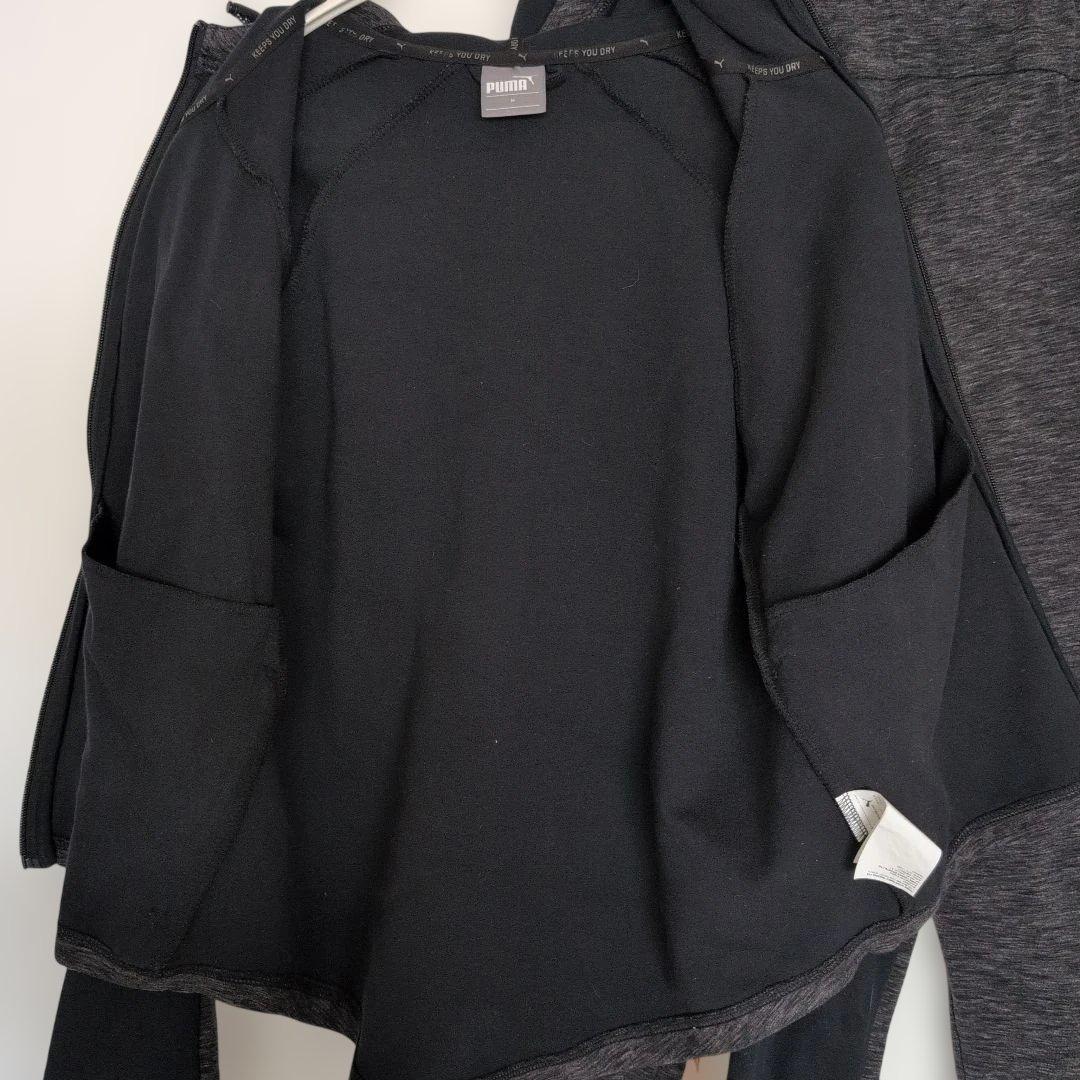 【美品】プーマ　ダークグレー ジャージ上下セット　М　レディース