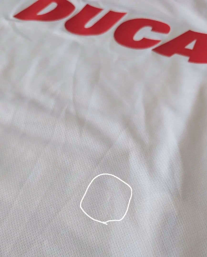 シュプリーム　ドゥカティ　Soccer Jersey Ｌ ホワイト