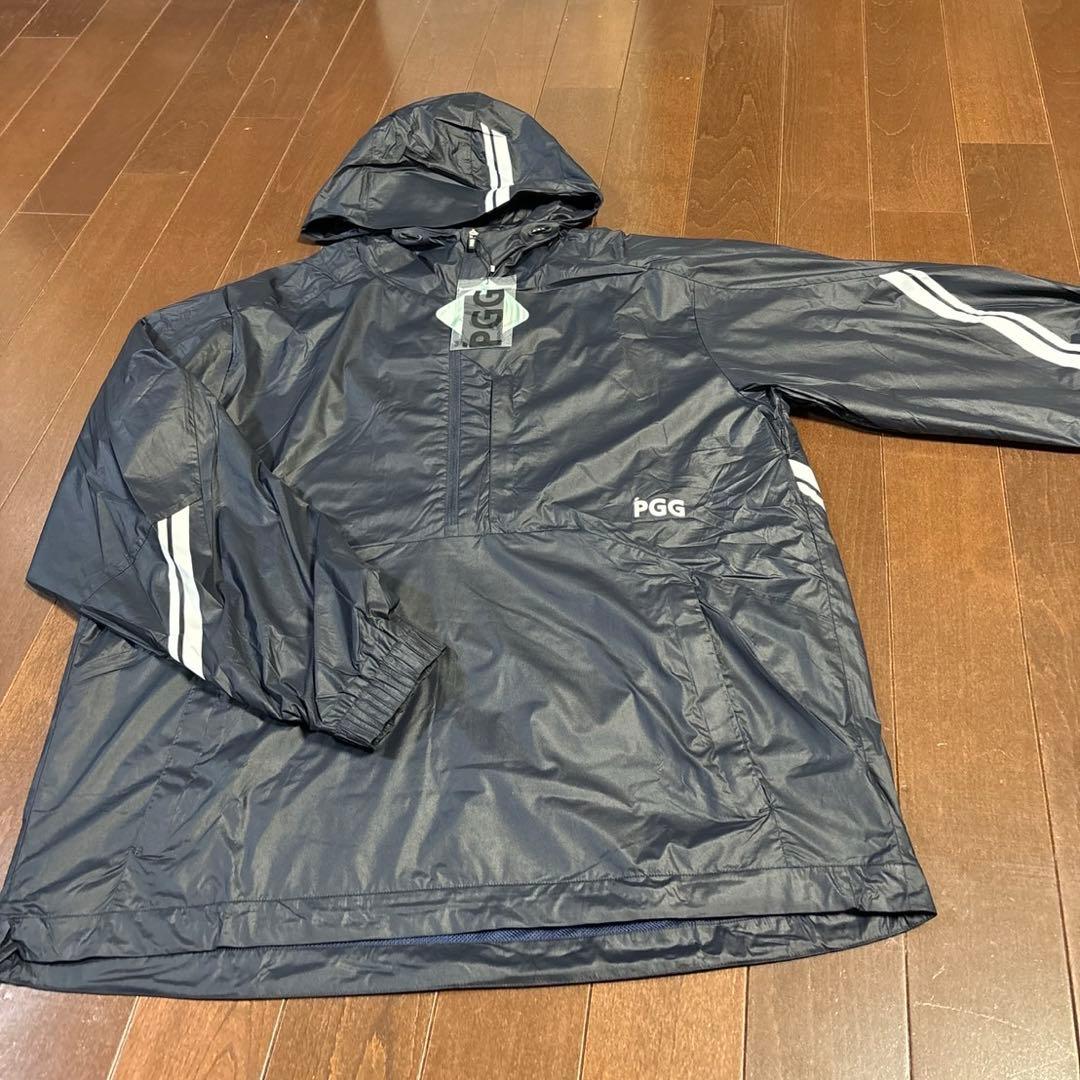パーリーゲイツ Ｎｙストレッチタフタ表シレー ハーフファスナーサイズ5