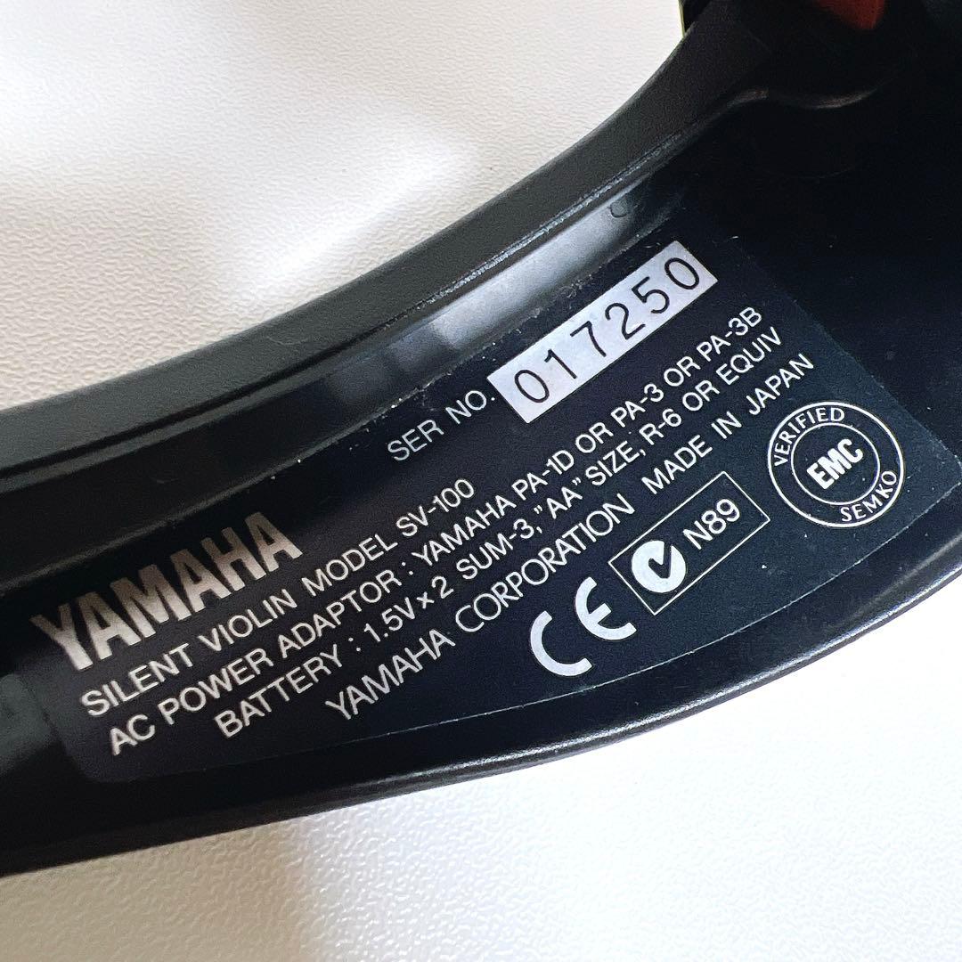 【動作品】YAMAHA SV-100 エレクトリック　ヤマハサイレントバイオリン
