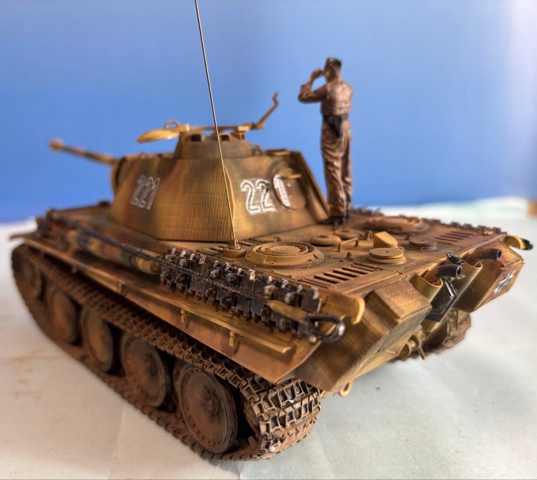 タミヤ 1/35 ドイツ軍パンサーG初期型（ツィメッリットコーティング）完成品