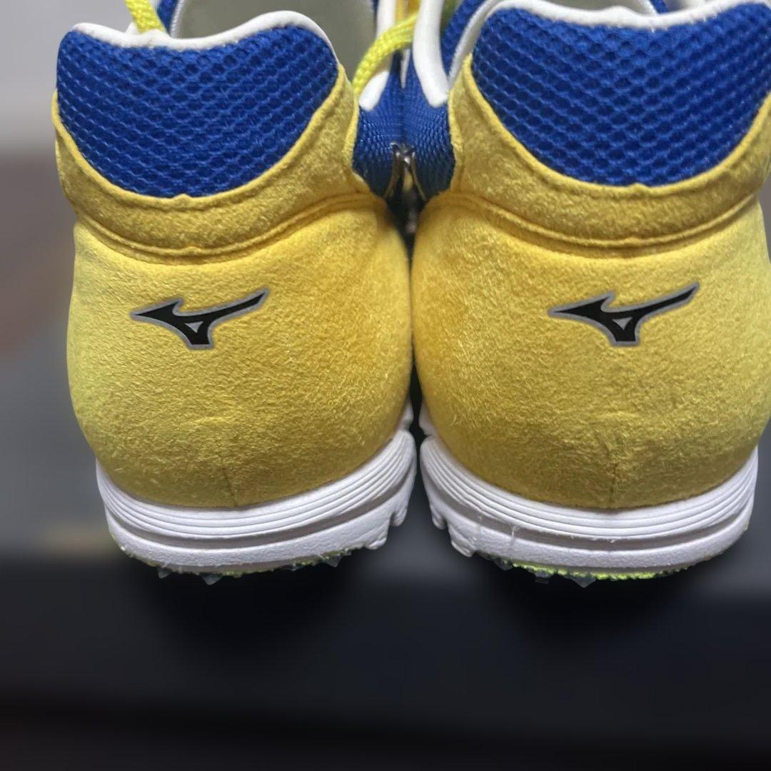 Mizuno ランニングシューズ 青/黄 日本製