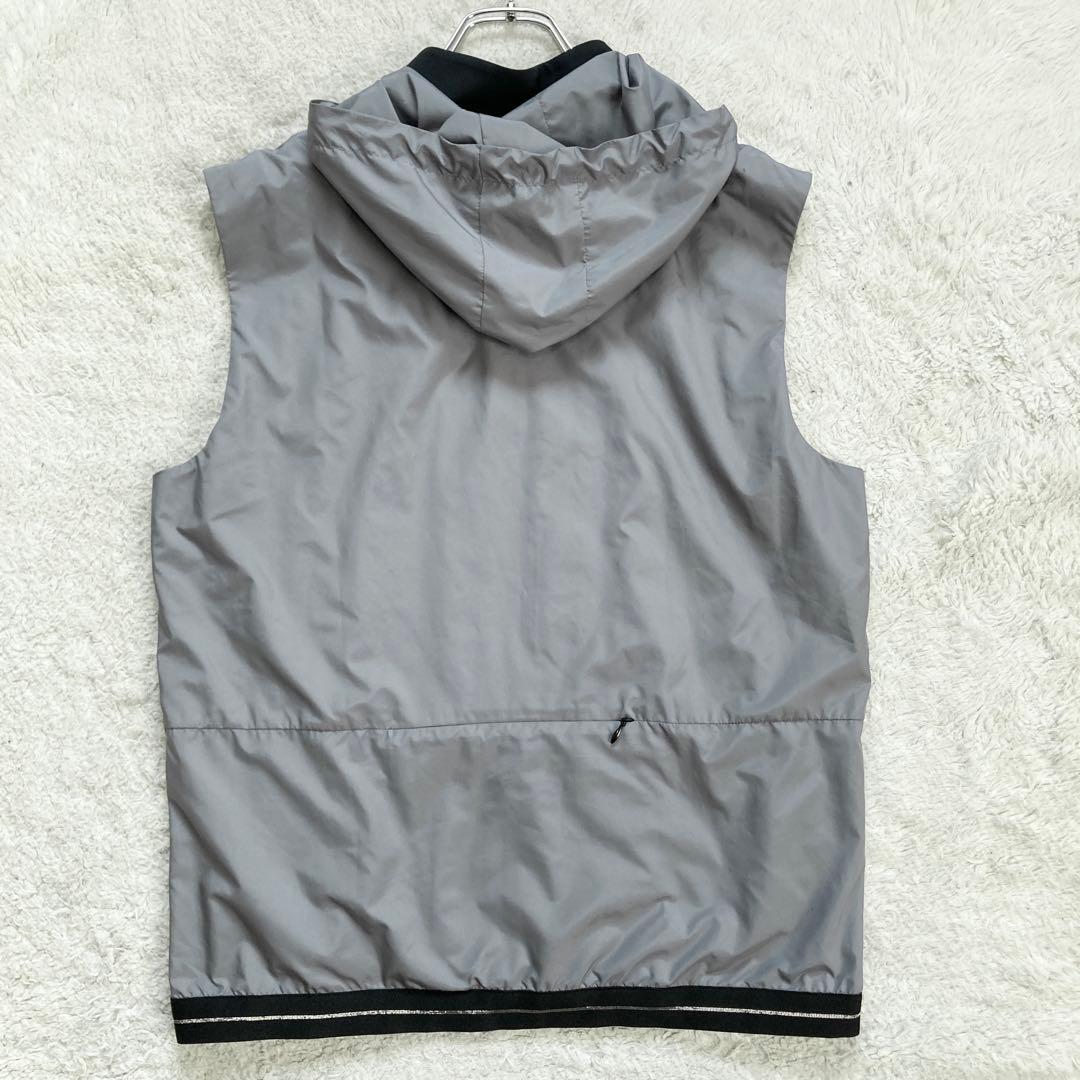 【極美品・24SS・完売品】LANVIN SPORT　フー付きアウターベスト