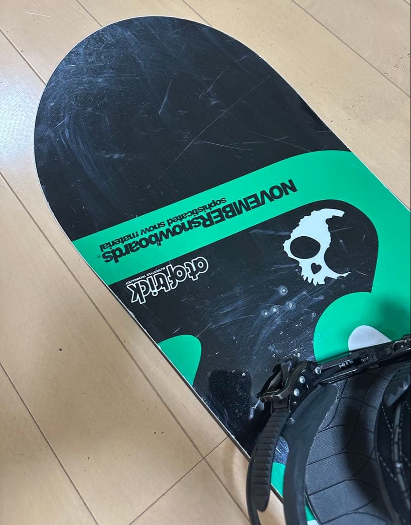 スノーボード November 154cm ビンディング SALOMON M
