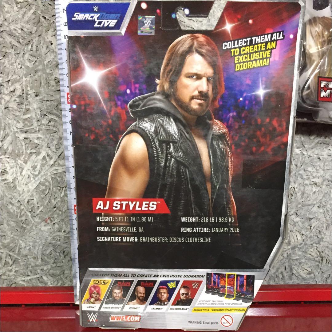 WWE マテル　エリート　ファーストリリース版　AJスタイルズ 未開封