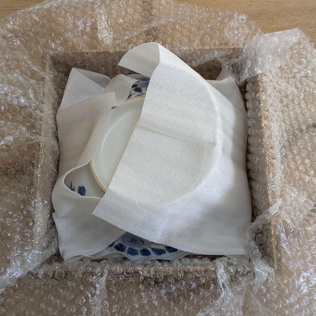 後期鍋島　色鍋島花牡丹文七寸皿　江戸後期
