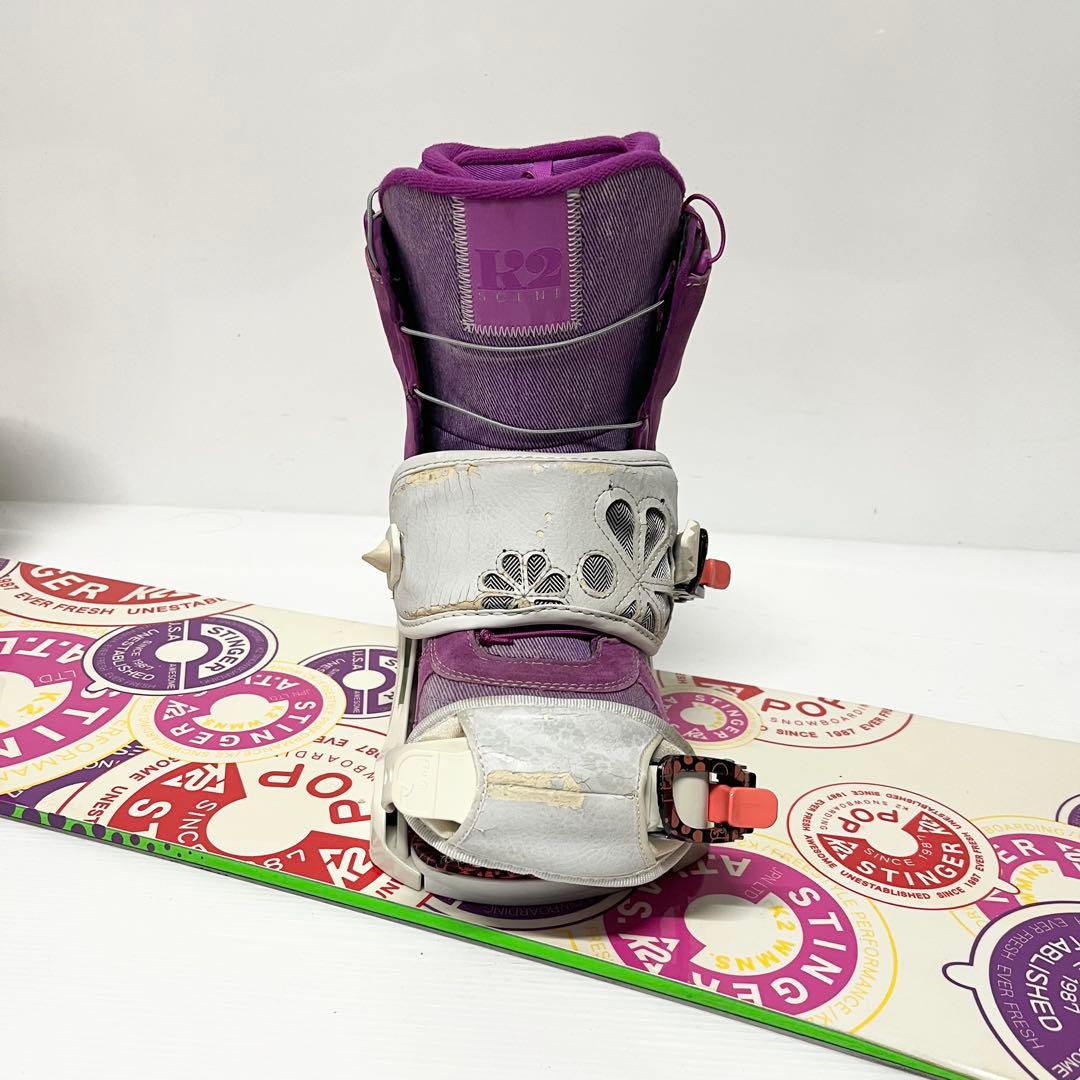 SALOMON K2 レディース　スノボセット　サロモン　女性用　スノーボード