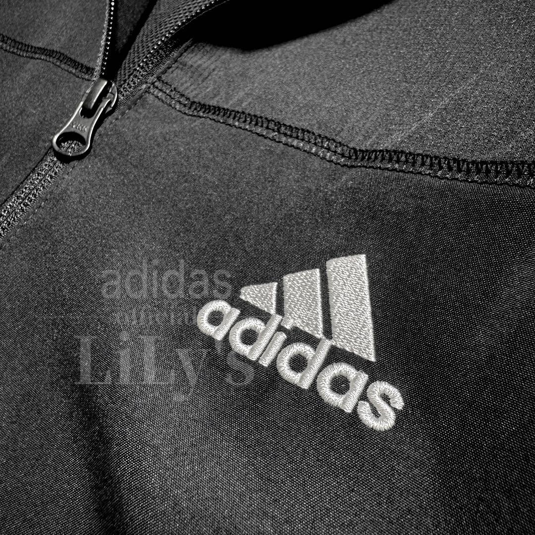 【Ｌサイズ】adidas上下セットアップ　ブラック　黒　新品　ウーブン