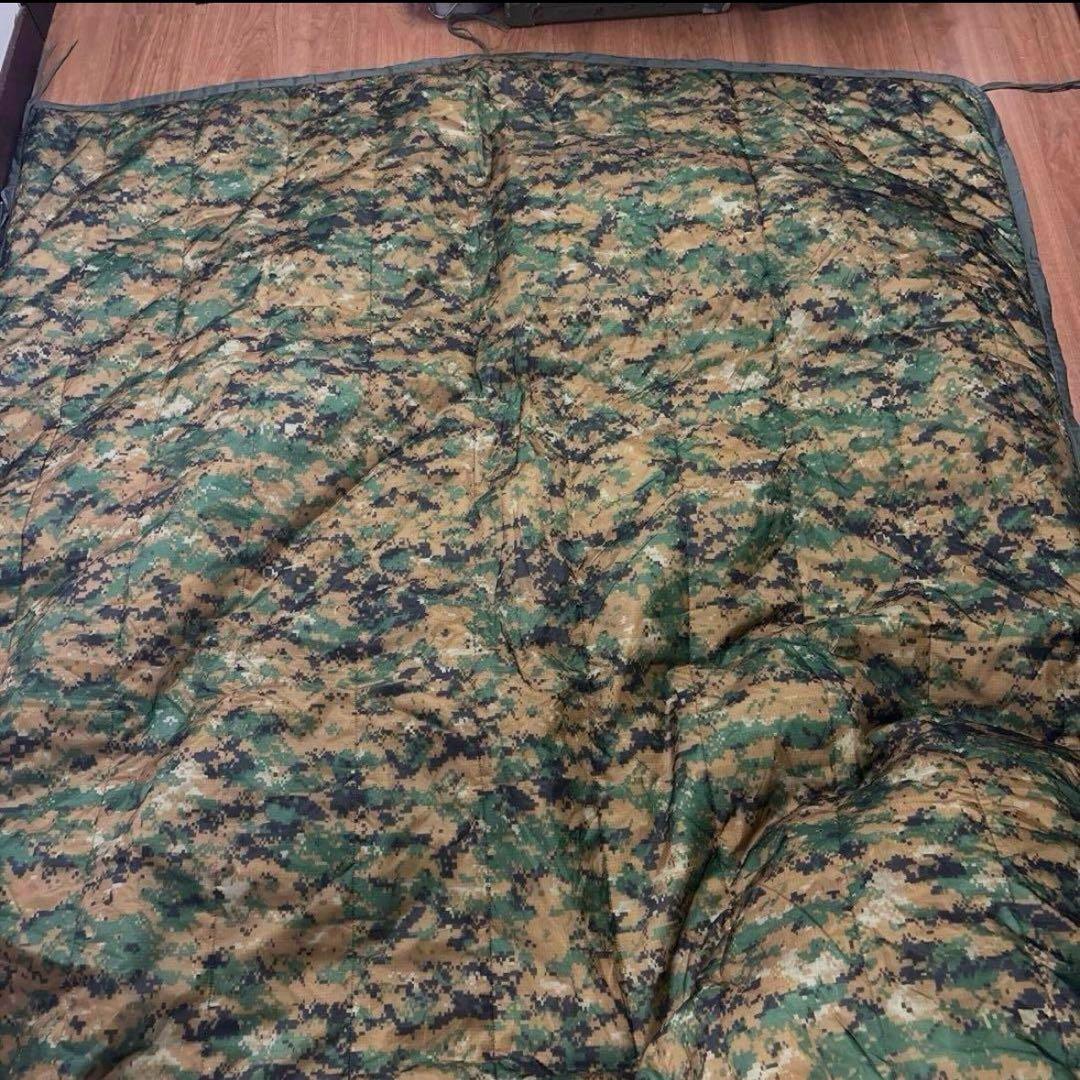 未使用品　米軍実物　LINER WETWEATHER PONCHO ジッパー付き