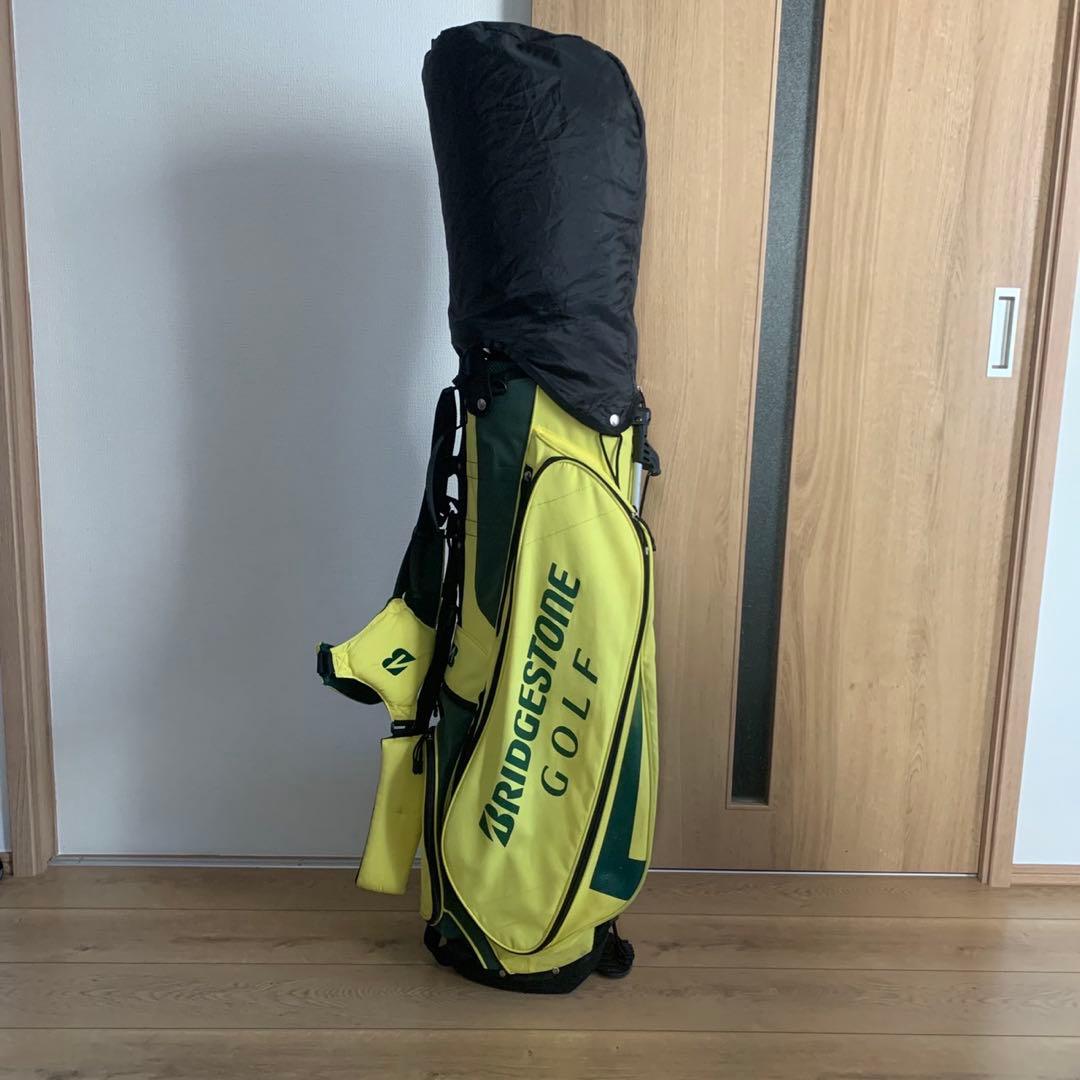 ブリヂストン CBG77U キャディバッグ TOUR B イエロー×グリーン